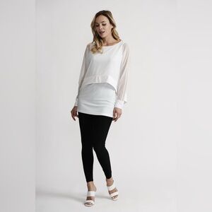 Joseph Ribkoff Elegant White Blouse‎